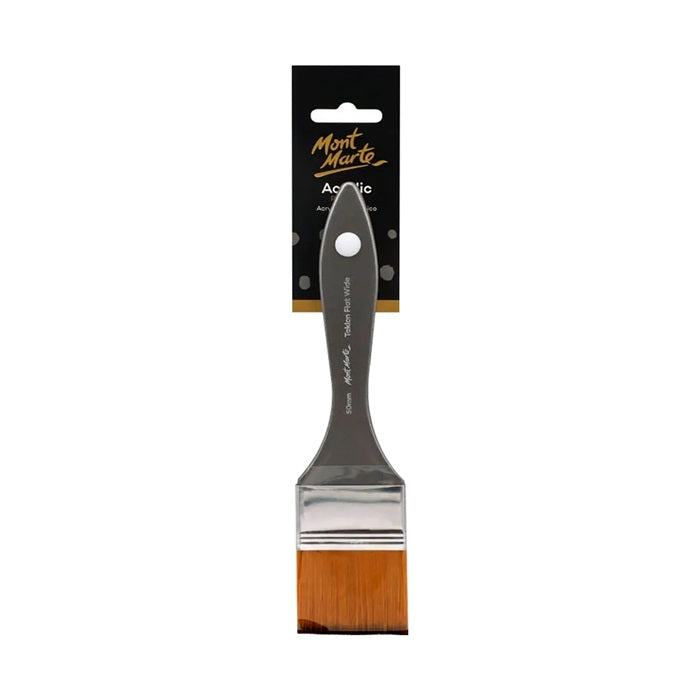 Mont Marte Premium Acrylic Taklon Flat Brushes