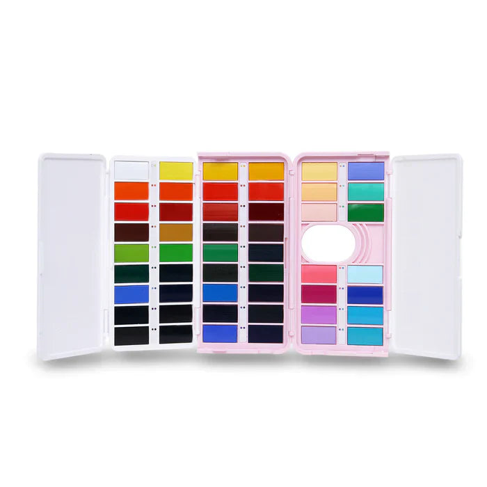 50 shades Watercolor Showcased Pad in Foldable Set.