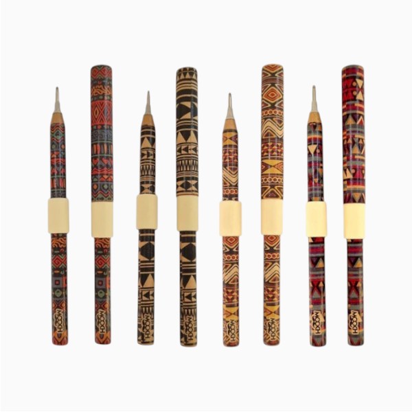 Mooch Tribal Handcrafted Paper Pen - Refillable Eco-Friendly Ball Pen