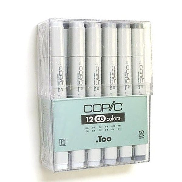 Copic Cool Grey Marker Set of 12