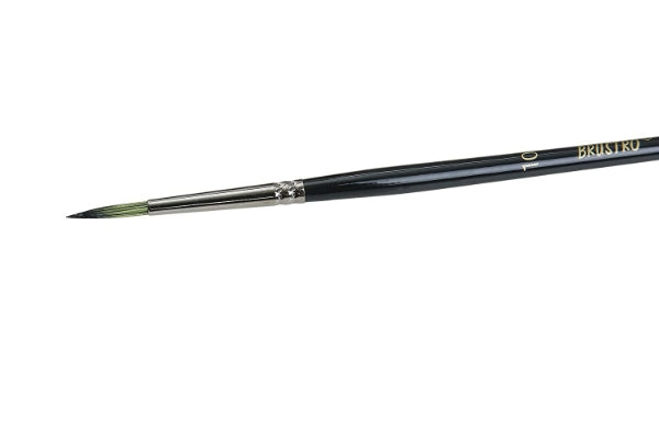 Brustro Greengold Round Brush No.10 Series 1800 Acrylic