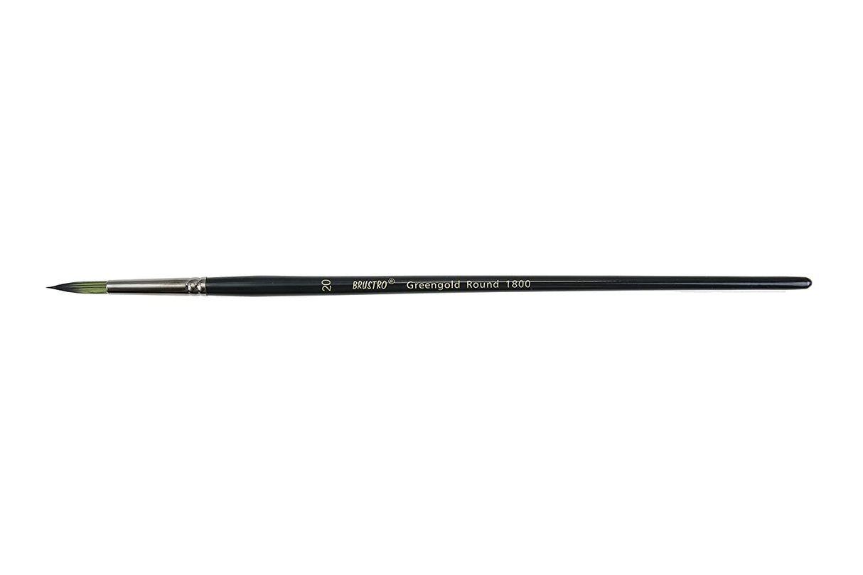 Brustro Greengold Round Brush No.20 Series 1800 Acrylic