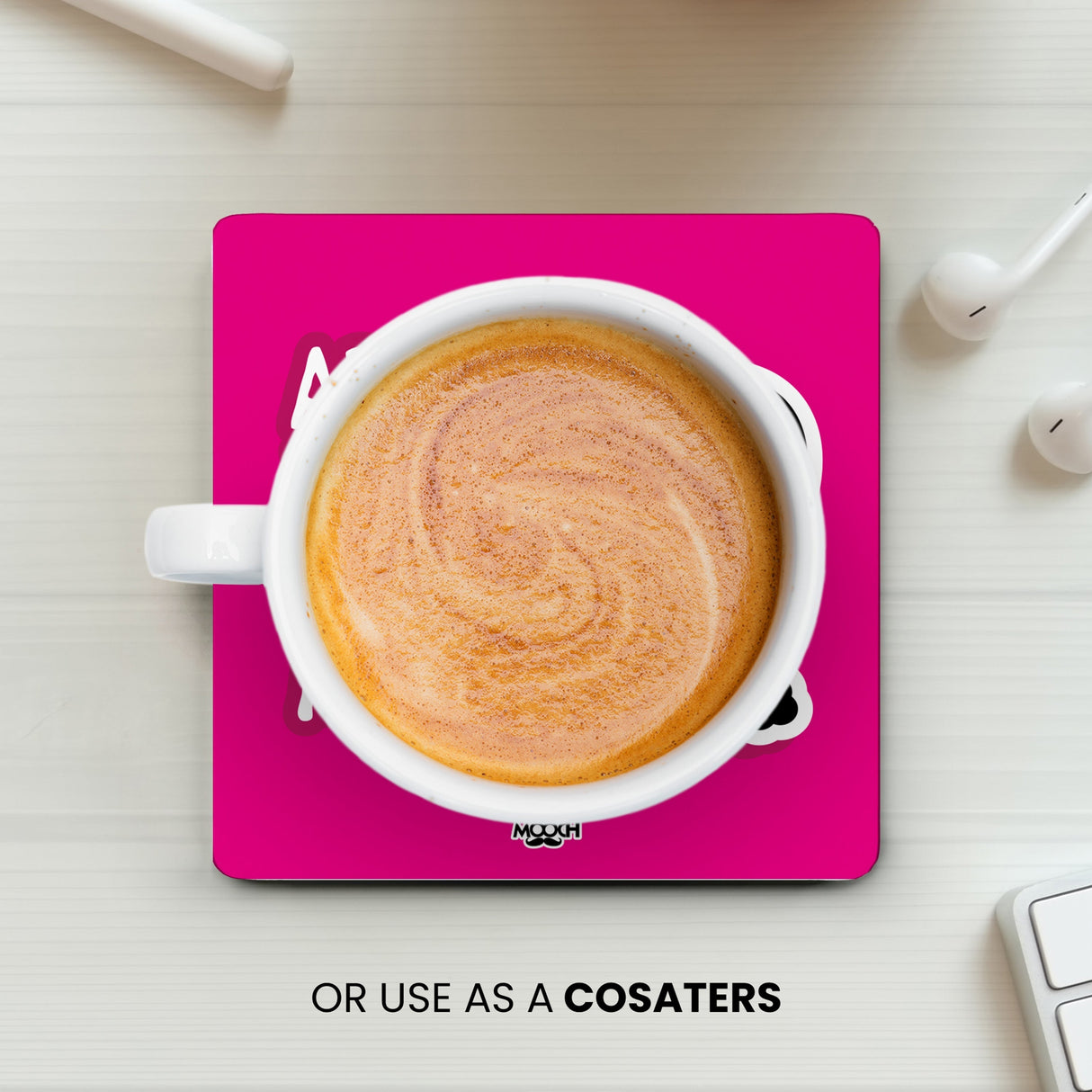 Mooch Magnetic Coaster - Are You Checking Meowt Mooch