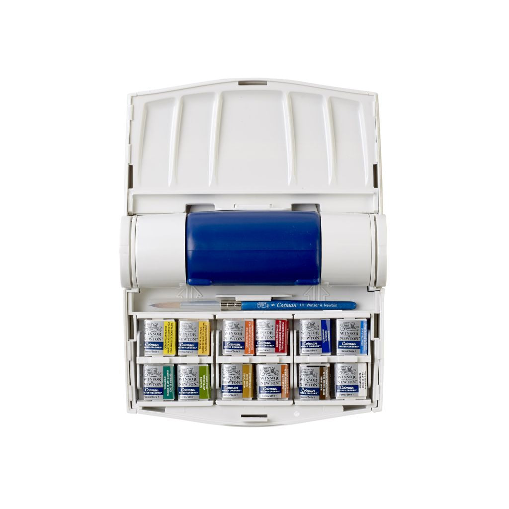Winsor & Newton Cotman Field Plus Watercolour Set 12 Half Pans