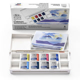 Winsor & Newton Cotman Skyscape Pocket Set 8 Half Pans Brush