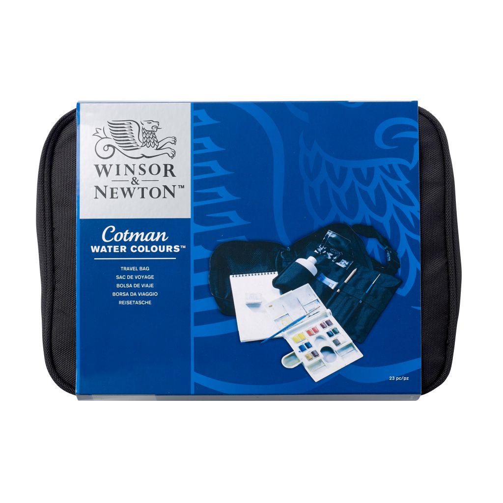 Winsor & Newton Cotman Watercolour Travel Bag Set 14 Half Pans
