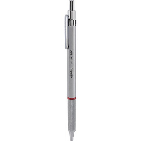 Rotring | Rapid Pro | Silver Retractable | Ball Point Pen | Metal Body Rotring