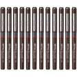 Rotring | Tikky | Graphic Fineliner | Black Pigmented Lightfast | Pack of 12pieces | 0.5mm Rotring