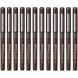 Rotring | Tikky | Graphic Fineliner | Black Pigmented Lightfast | Pack of 12pieces | 0.5mm Rotring