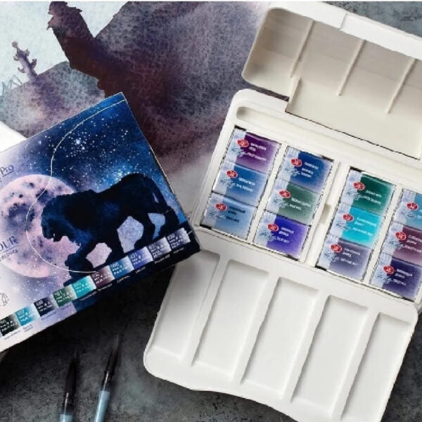 White Nights Granulation Watercolour Set 12×25ml
