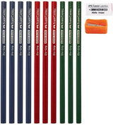 Faber Castell Ole Grip Pencils with Eraser and Sharpener