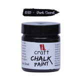 ICRAFT CHALK PAINTS 100 ML DARK SECRET SHADE