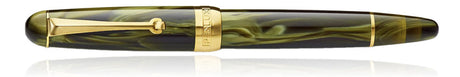 Penlux | Masterpiece Delgado | Fountain Pen | Moss Body | Green | Piston Filling Penlux