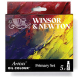 Winsor & Newton Artists Oil Colour Primary Set 5x37ml