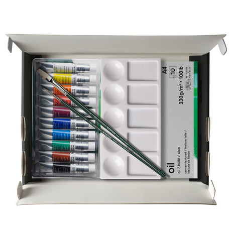 Winsor & Newton Winton Oil Essentials Set 10x12ml (14 Pcs)