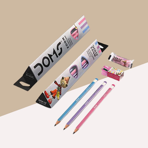 DOMS Zoom Ultimate Dark Triangle Pencils Pack of 10