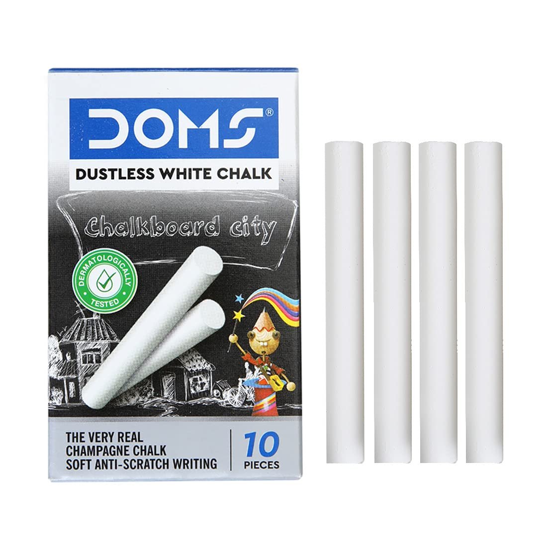 DOMS Dustless Chalk White