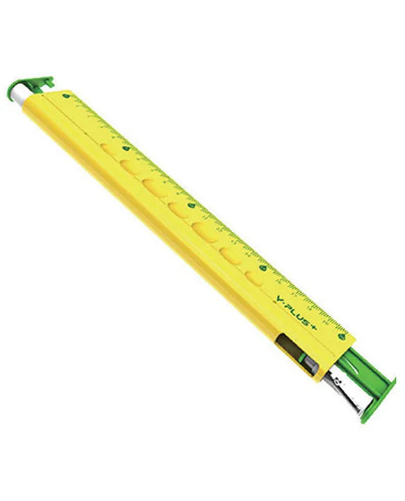 YPLUS 4-in-1 Ruler 30cm with Pencil Eraser Sharpener