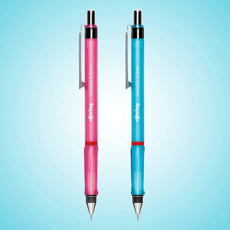 Rotring | Visuclick | Mechanical Pencil | 0.7 mm | Pink And Blue | Pack Of 2 Rotring