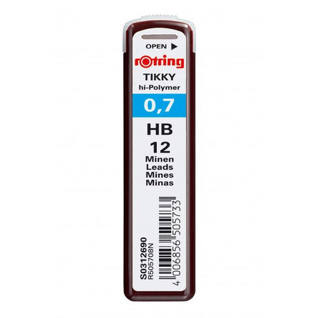 Rotring | Tikky | 0.7MM | HB Replacement Leads | Pack of 10 Rotring