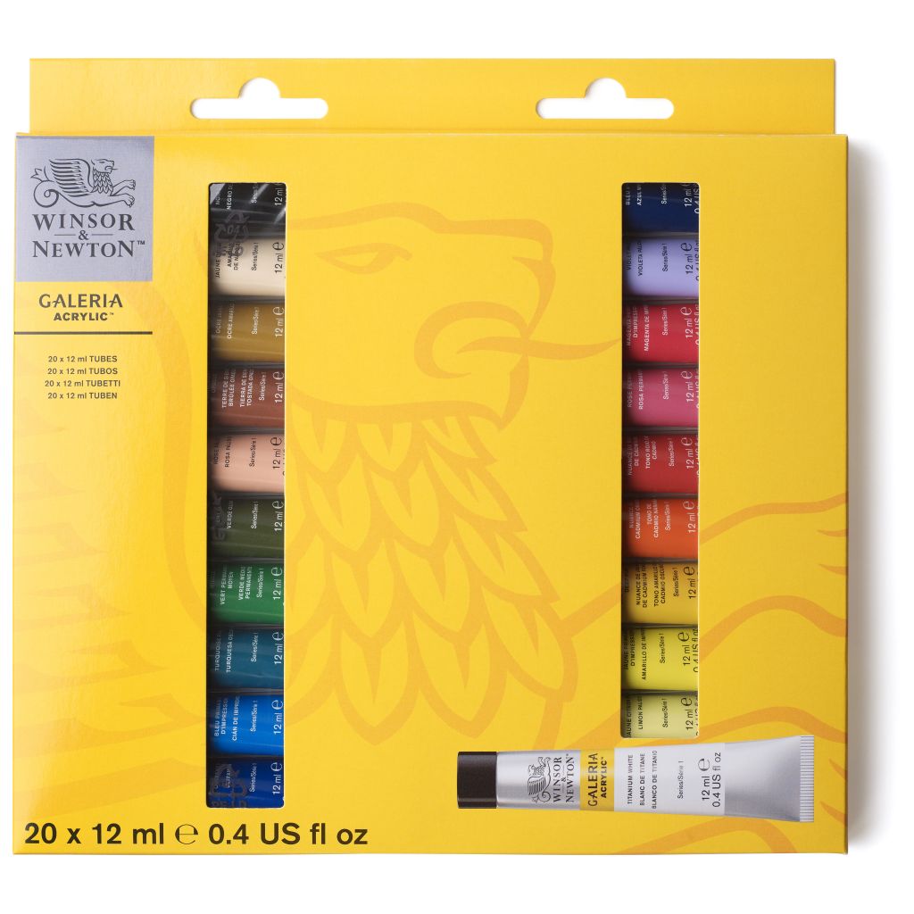Winsor & Newton Galeria Acrylic Access Tube Set 20×12ml