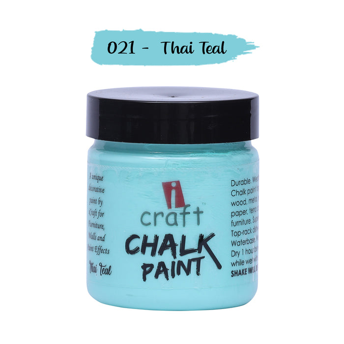 ICRAFT CHALK PAINTS 100 ML THAI TEAL SHADE