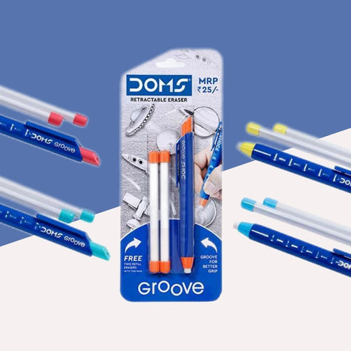 DOMS Groove Retractable Eraser Pack of 1