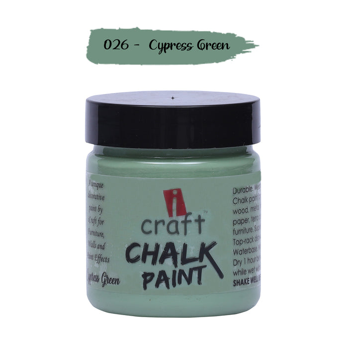 ICRAFT CHALK PAINTS 100 ML CYPRESS GREEN