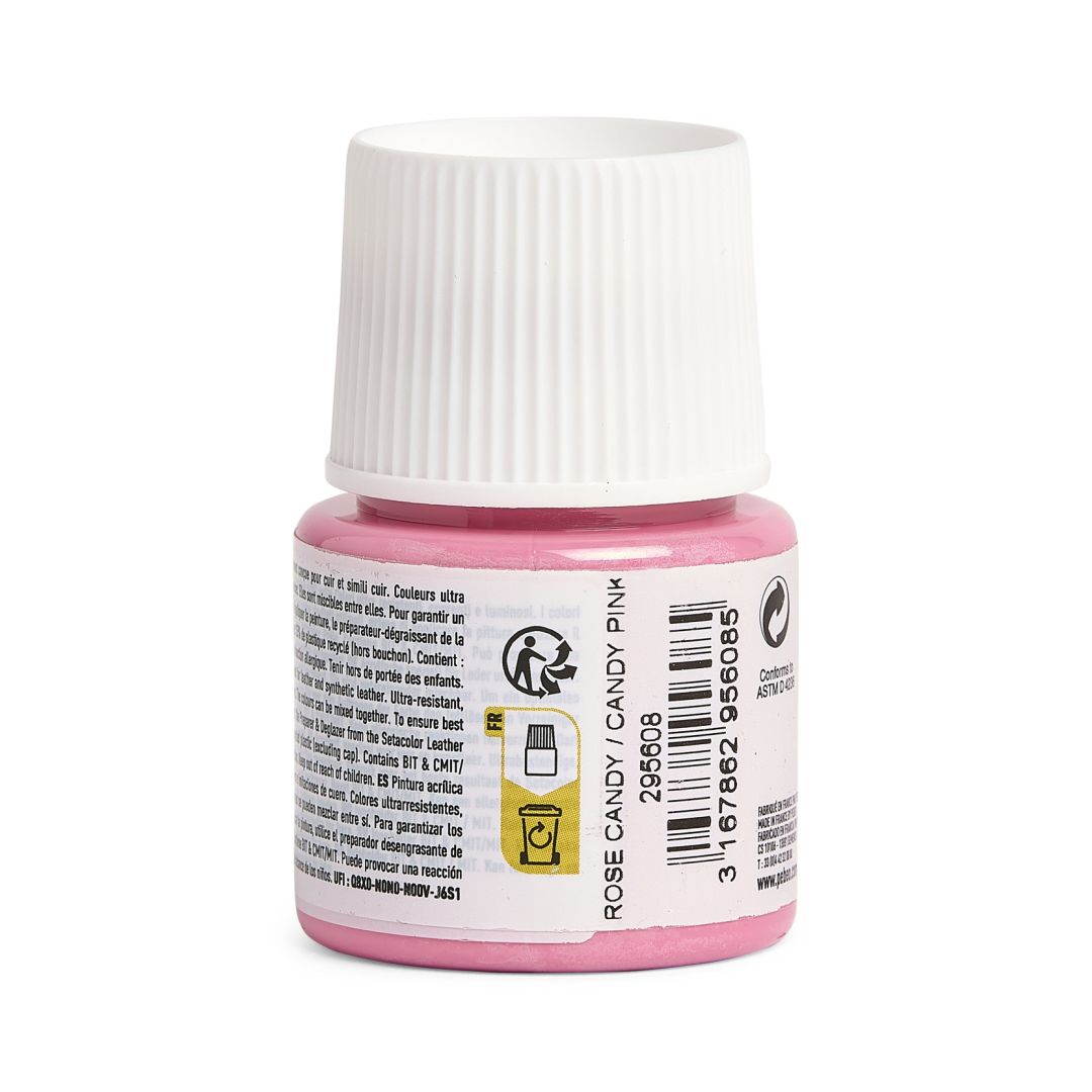 Pebeo Setacolor Leather Paint 45ml Candy Pink