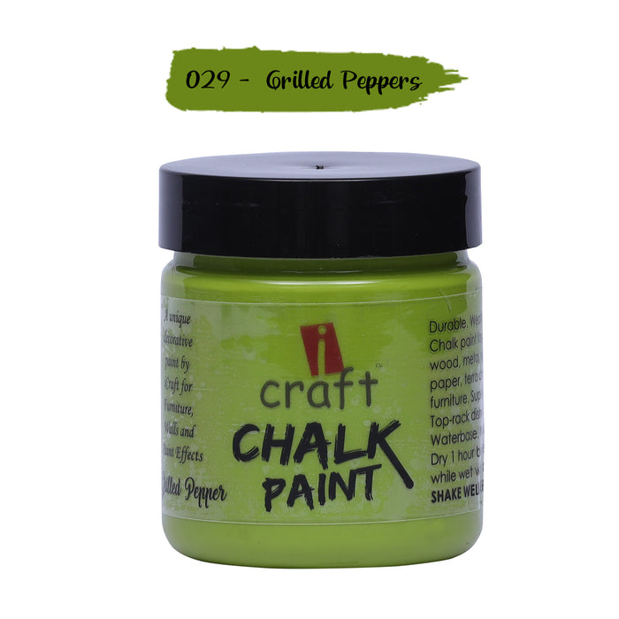 ICRAFT CHALK PAINTS 100 ML GRILLED PEPPERS