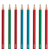 Rotring | Woodcase | HB Graphite Pencil | Core Assorted Colours | Blister Pack of 4 Wooden Pencils Rotring