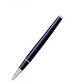 Scrikss | Metropolis Blue Barrel | Chrome Finish Cap | Roller Ball Point Pen Scrikss