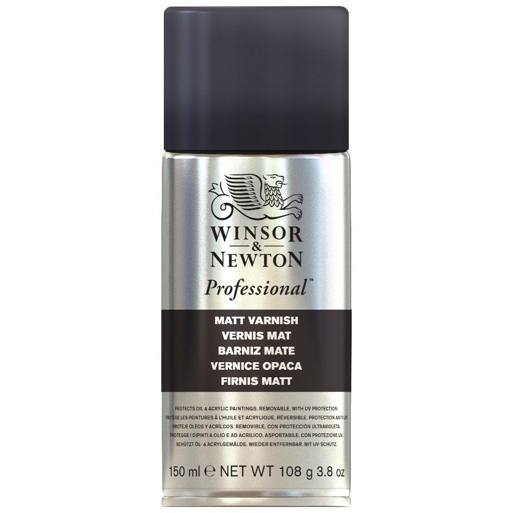 Winsor & Newton Professional Matt Varnish Spray 150ml UV Resistant