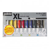 Pebeo XL Fine Oil Paint Set 10x20ml with Brush