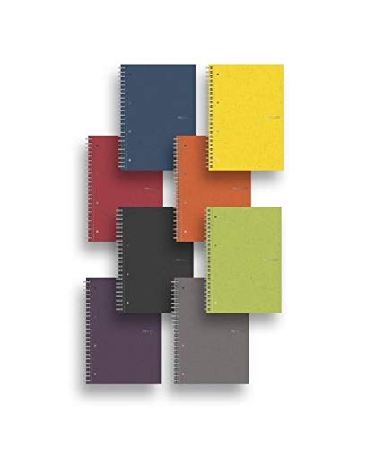 Fabriano EcoQua A4 Spiral Lined Notebook Lime
