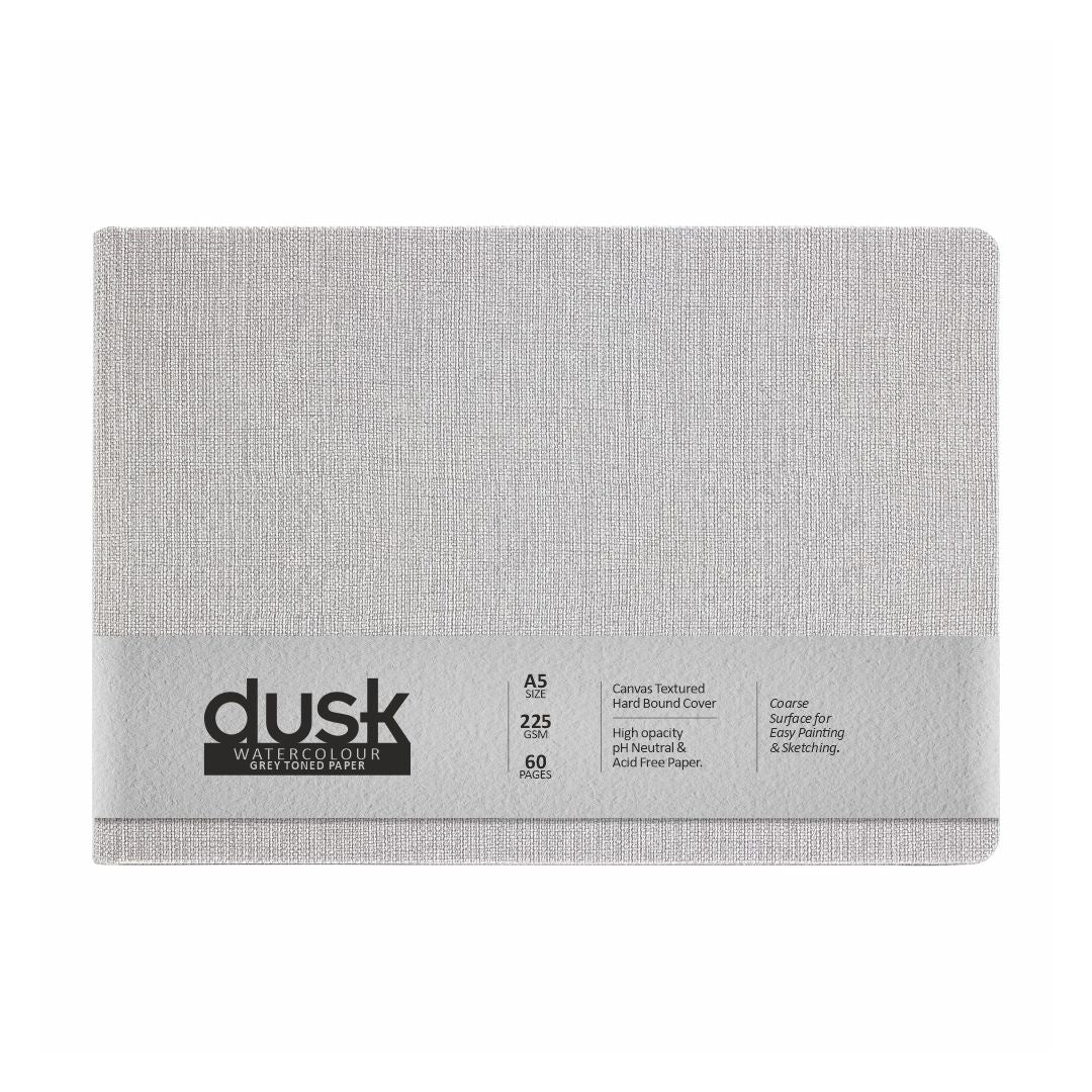 Anupam Dusk Grey Watercolour Book A5 225 GSM 60 Pages