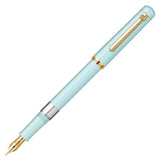 Scrikss | 419 Legendary | Fountain Ink Pen | Medium Nib | Gold Plated | Glossy Mint Barrel Scrikss