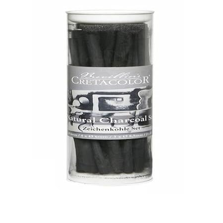 Cretacolor Natural Charcoal Assorted Set of 13 Drawing Sticks