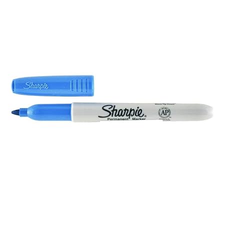 Sharpie Metallic Blue Permanent Marker Fine Point