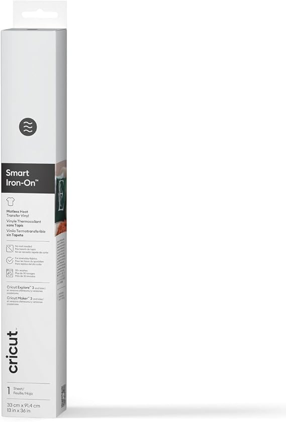 Cricut Smart Iron-On Heat Transfer Vinyl Black 33cm x 91cm