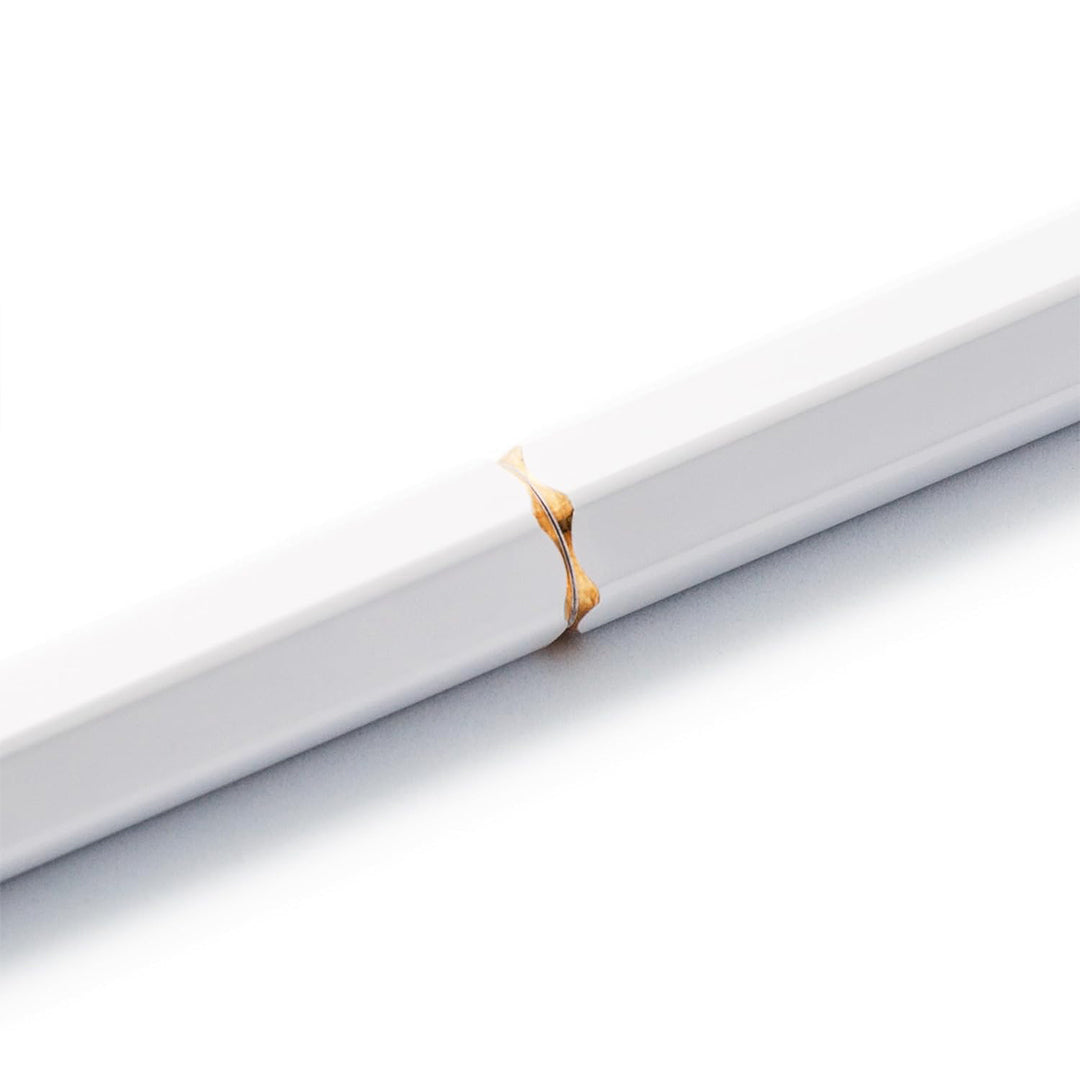 Ystudio | Ball Point Pen | White Portable | Classic Revolve Series | Metal Brass Body YSTUDIO