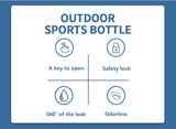 Uzspace Fruit Infuser Series Tritan Water Bottle BPA Free