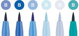 Faber-Castell Pitt Artist Brush Pen Set of 6 Blue