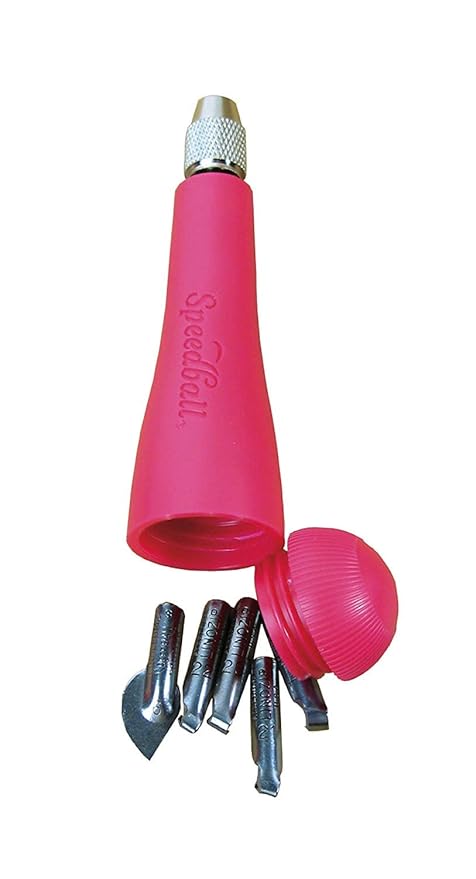 Speedball Linozip Safety Cutter Assortment 5 Piece Set