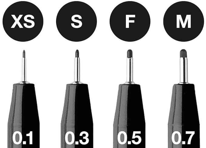 Faber Castell Pitt Artist Color Pen Set Pack of 4 XS S F M