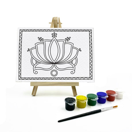 The Talking Canvas Painting Kit - Madhubani Art for Kids Multiple Design