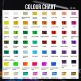 HIMI Gouache 56 Paint Chart