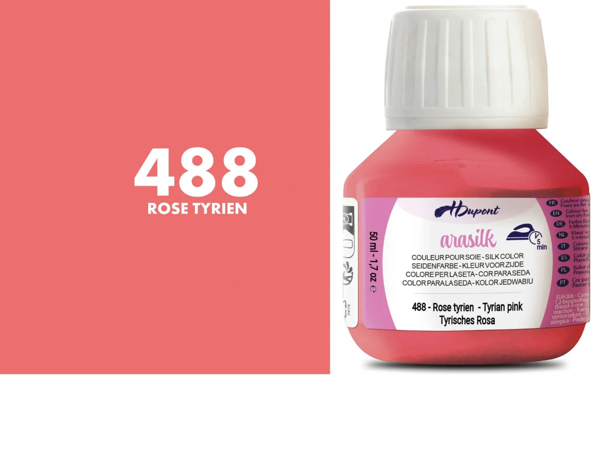 HDupont Arasilk Heat-Fix Silk Paint 50ml | Textile & Fabric Colours
