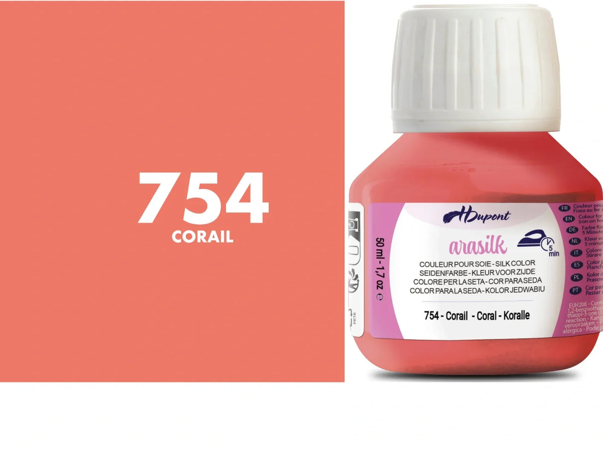 HDupont Arasilk Heat-Fix Silk Paint 50ml | Textile & Fabric Colours