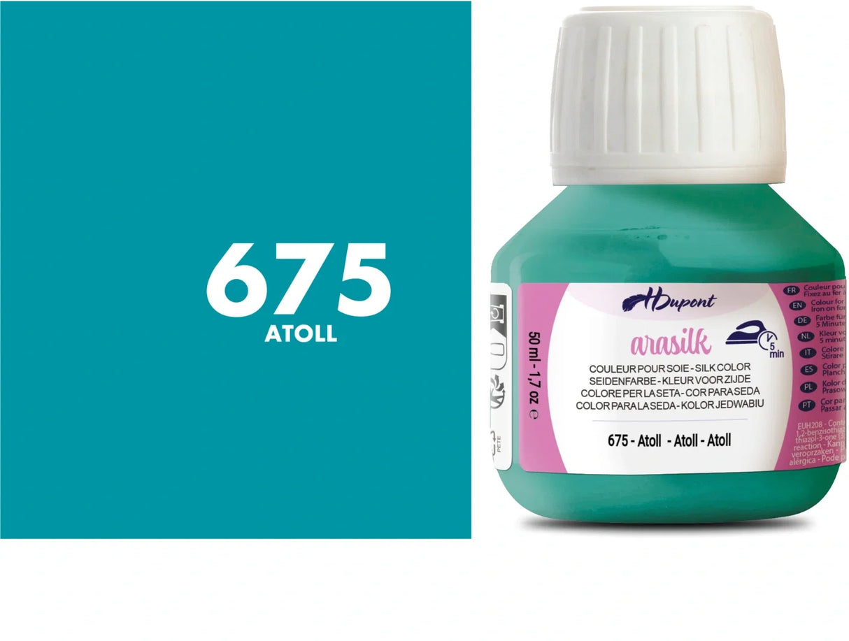 HDupont Arasilk Heat-Fix Silk Paint 50ml | Textile & Fabric Colours